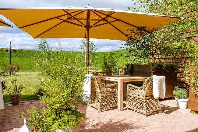 "Латте" плетеное кресло из искусственного ротанга, цвет соломенный