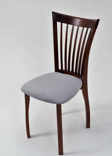 Обеденная группа стол Бизе со стульями Миранда,орех, серый