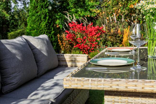 ZORRO бежевый комплект мебели из искусственного ротанга