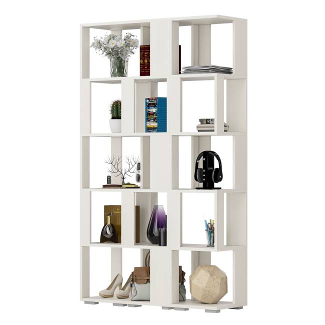 Комплект их 3-х открытых стеллажей цвет дуб лоредо