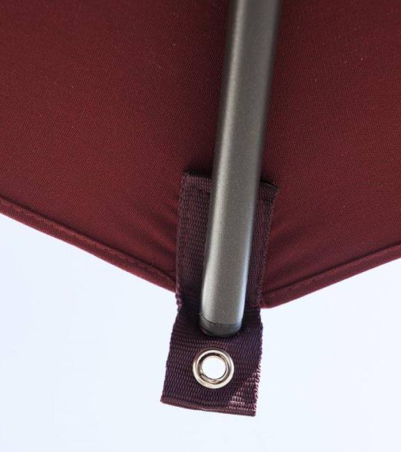 Зонт профессиональный 3х3 м Napoli Standard антрацит, бордовый 3000х3000 мм Зонт профессиональный 3х3 м Napoli Standard антрацит, бордовый 3000х3000 мм