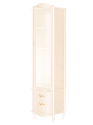 Шкаф-витрина Джульетта, дуб шампань Л