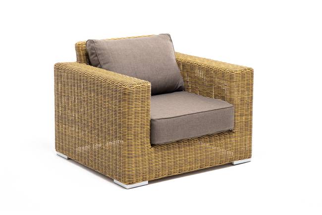 "Боно" кресло из искусственного ротанга, цвет соломенный "Боно" кресло из искусственного ротанга, цвет соломенный