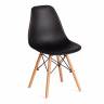 Стул CINDY (EAMES) (mod. 1801) дерево бук/металл/сиденье пластик, 45x51x82 см, Black (черный) (Комплект из 4 шт.) Black (черный) дерево бук/металл/сиденье пластик