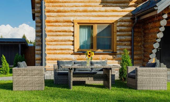 Комплект мебели KARL с обеденным столом (серый)