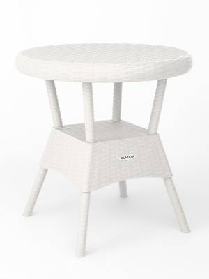 Стол садовый круглый Bermonti, белый Стол садовый круглый Bermonti, белый