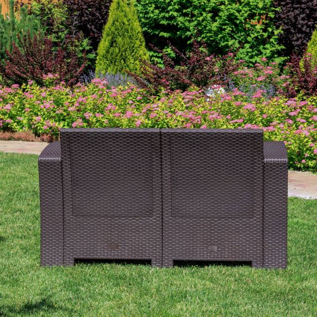 2-х местный диван LANA LUX коричневый