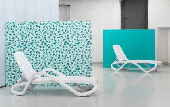 Шезлонг-лежак пластиковый Tropico белый 1700-1945х690х910 мм Шезлонг-лежак пластиковый Tropico белый 1700-1945х690х910 мм