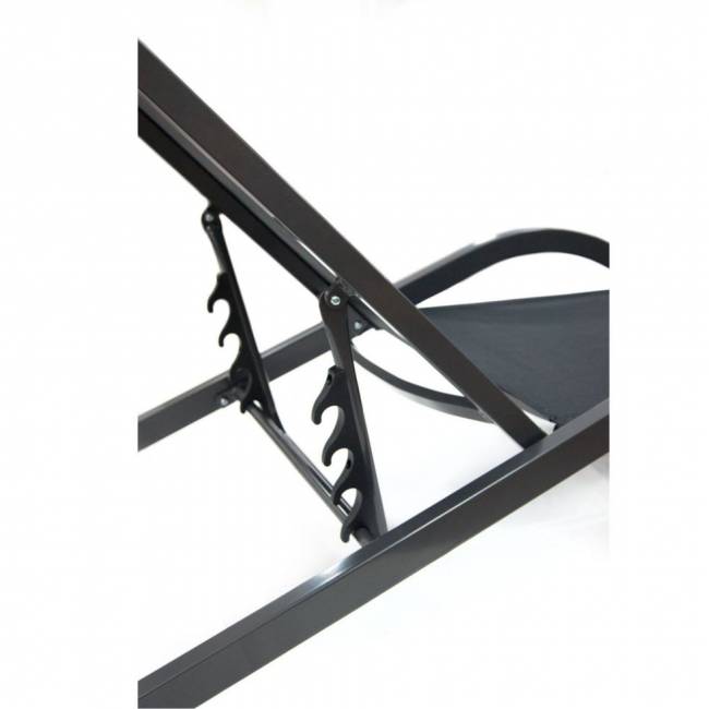 Шезлонг (лежак) Garden Way VICKY 770527, черный