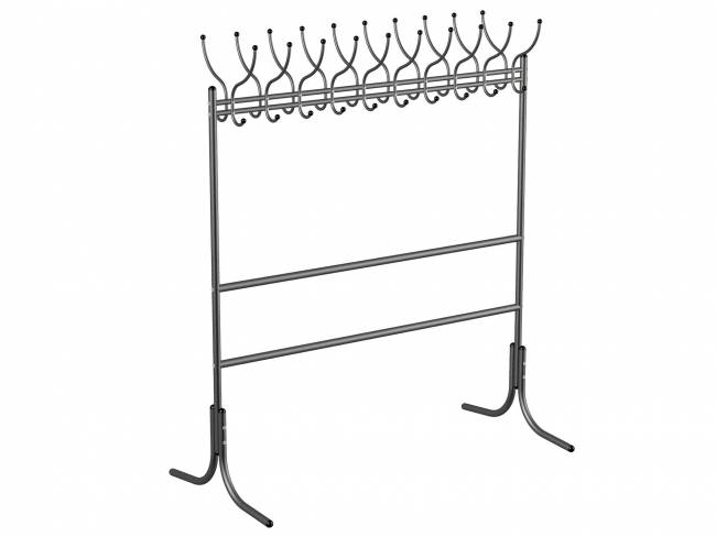 Вешалка напольная М 12 чёрный