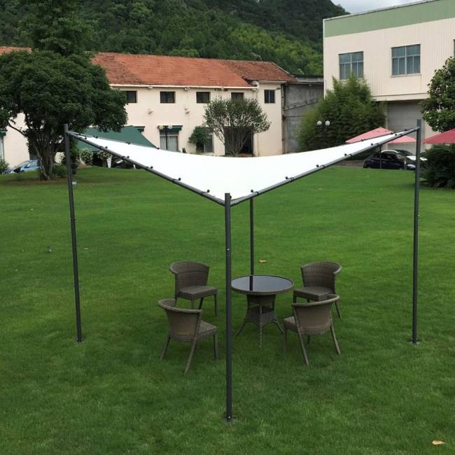 Шатёр SUN SAIL 3x3xВ2,085/2,695м, серая стальная рама, крыша: PU покрытием полиэстерткань, цвет: бежевый Шатёр SUN SAIL 3x3xВ2,085/2,695м, серая стальная рама, крыша: PU покрытием полиэстерткань, цвет: бежевый