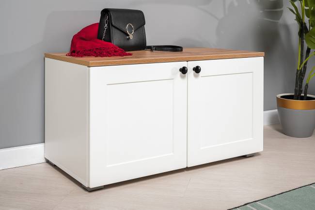 Две тумбы Остин 13.257 цвет белый шагрень/серый графит/дуб крафт золотой Две тумбы Остин 13.257 цвет белый шагрень/серый графит/дуб крафт золотой