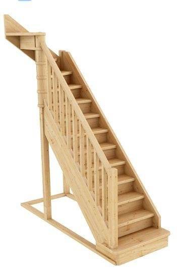 Деревянная лестница ЛС-215м под покраску