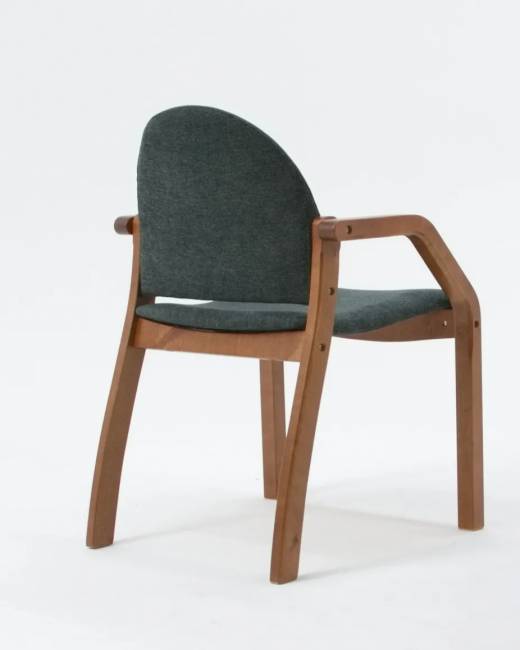 Стул-кресло Джуно 2.0 орех/зелёный