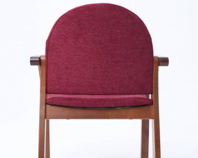 Стул-кресло Джуно 2.0 орех/красный