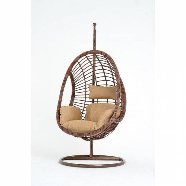 Подвесное кресло из искусственного ротанга Vinotti 44-004-16 Подвесное кресло из искусственного ротанга Vinotti 44-004-16