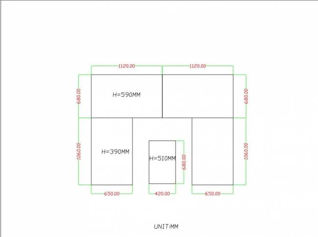Диван Marta из алюминия