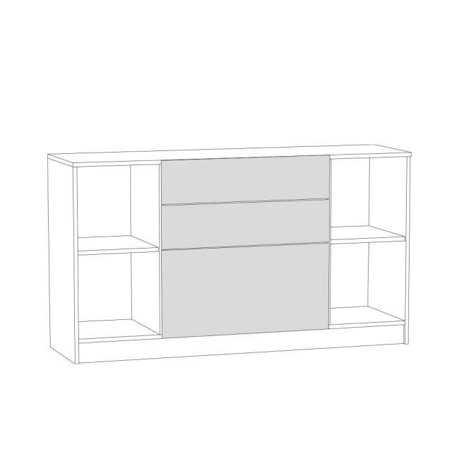 Комод Ливерпуль цвет ясень ваниль/белый Комод Ливерпуль цвет ясень ваниль/белый