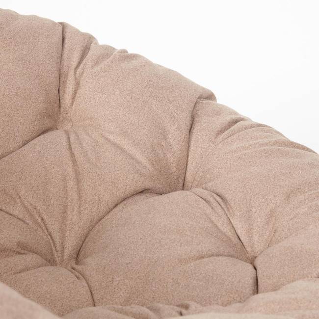 Кресло PAPASAN/ПАПАСАН 23/01 W  /с подушкой/ 115х101х104 см, Pecan (орех), экошерсть Коричневый, 1811-5 Pecan (орех)